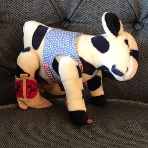 Plush Dressed-up Cow